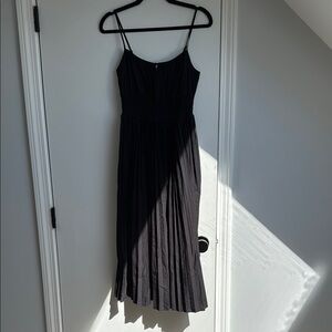 J. Crew Pleated Midi Dress